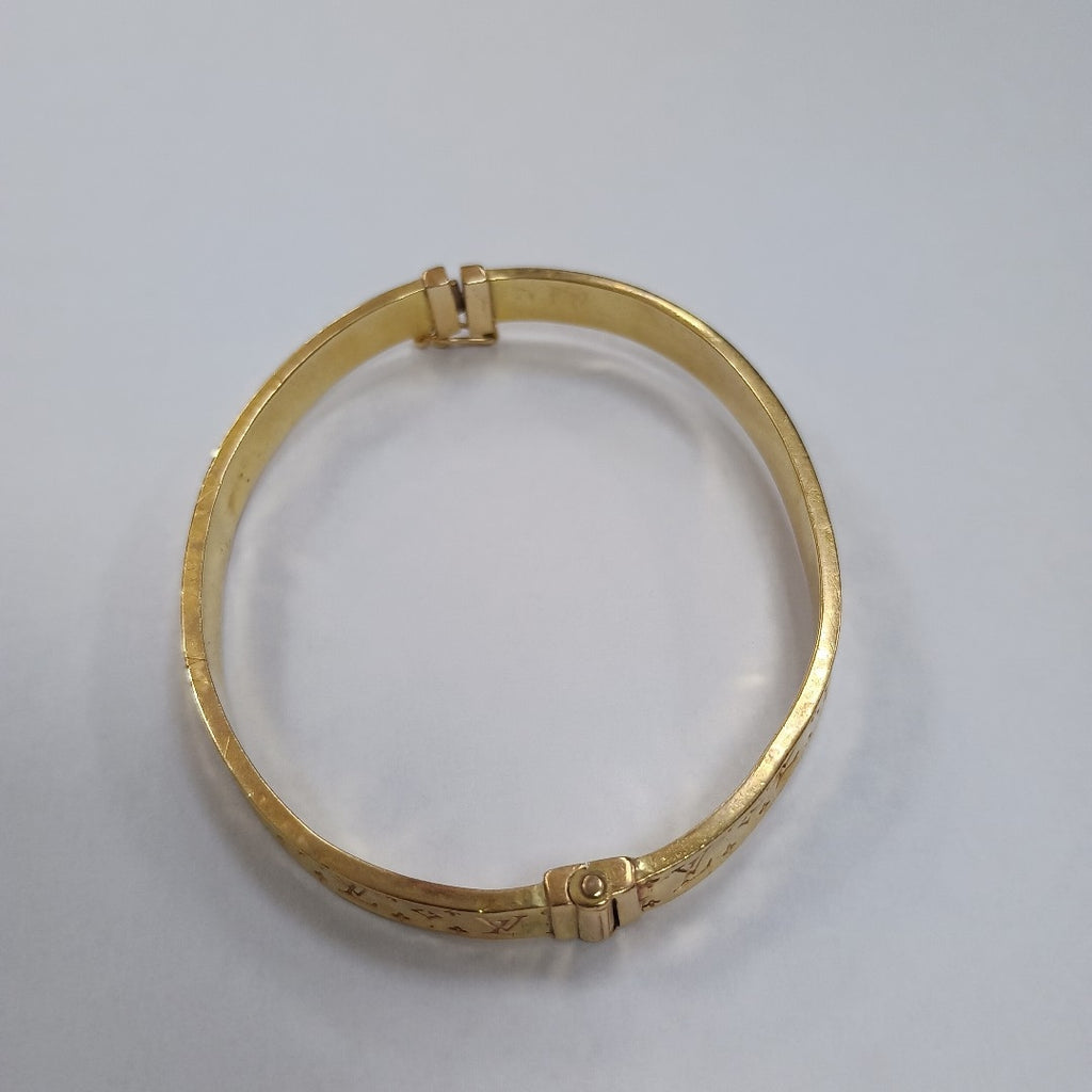 PULSERA RIGIDA ORO 10 K 8.3 GRMS (SEMINUEVO)
