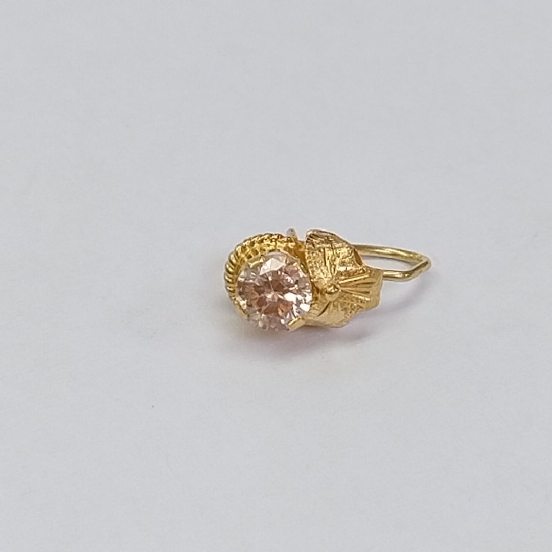 ARETES PAR ORO 14 K 1,60 GRMS (SEMINUEVO)