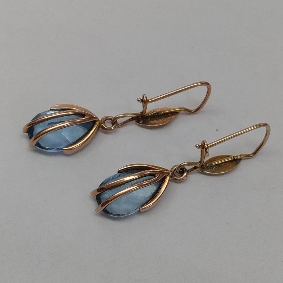 ARETES PAR ORO 10 K 6,70 GRMS (SEMINUEVO)