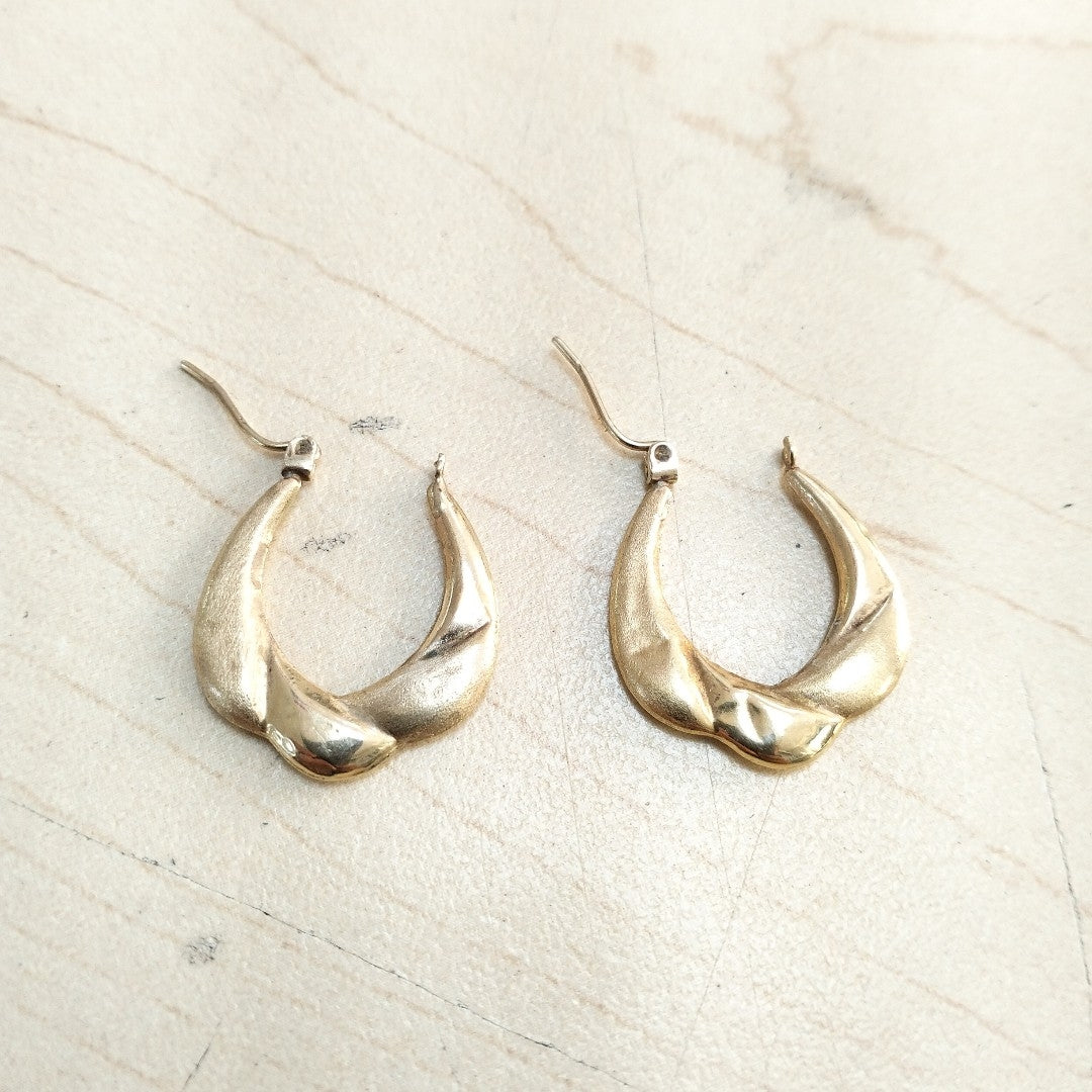 ARRACADAS PAR ORO 14 K 1.4 GRMS (SEMINUEVO)