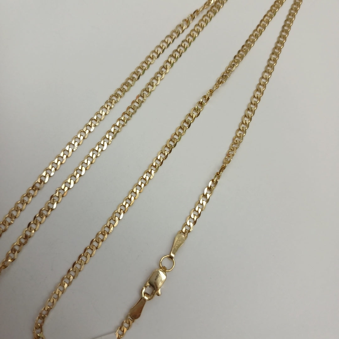 CADENA BARBADA 14K 55 CM 6 GR (NUEVO)