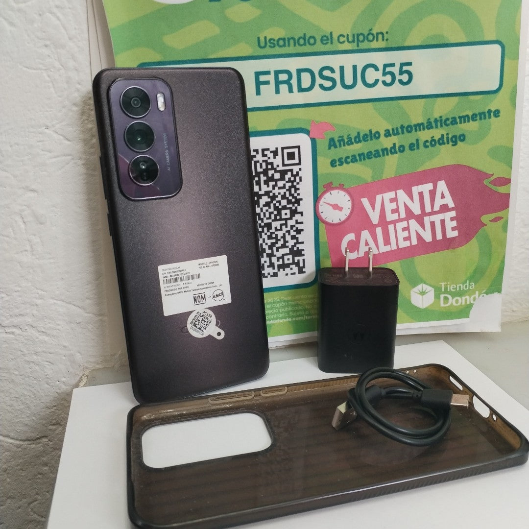 CELULAR OPPO RENO12 5G CPH2625 (2024) 256 GB 12 GB RAM (SEMINUEVO)