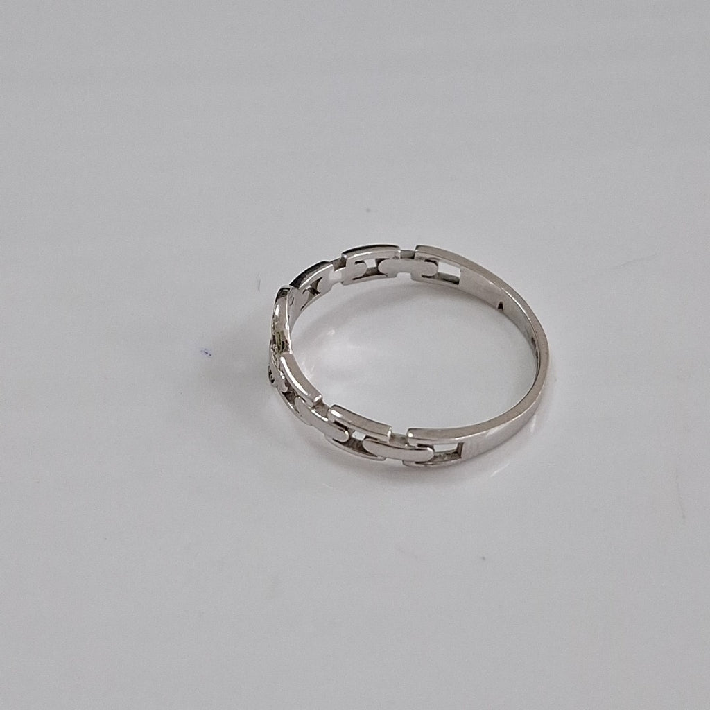 ANILLITO ORO BLANCO 14 K 2 GRMS (SEMINUEVO)