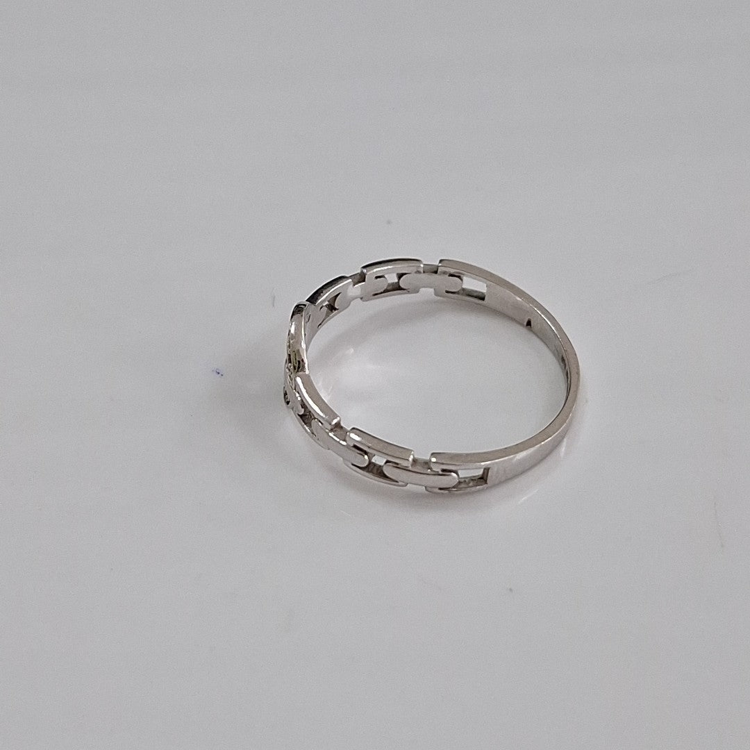 ANILLITO ORO BLANCO 14 K 2 GRMS (SEMINUEVO)