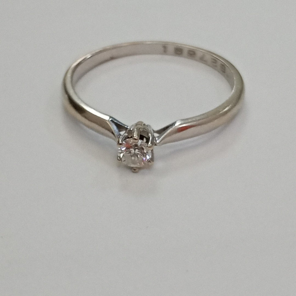 ANILLITO ORO BLANCO 14 K 1,40 GRMS (SEMINUEVO)