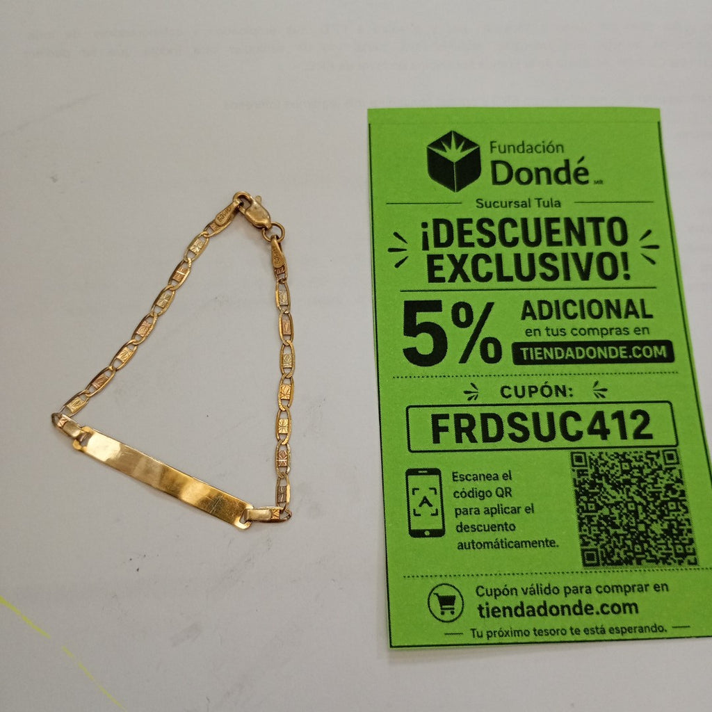 ESCLAVA ORO 10 K 1.5 GRMS (SEMINUEVO)