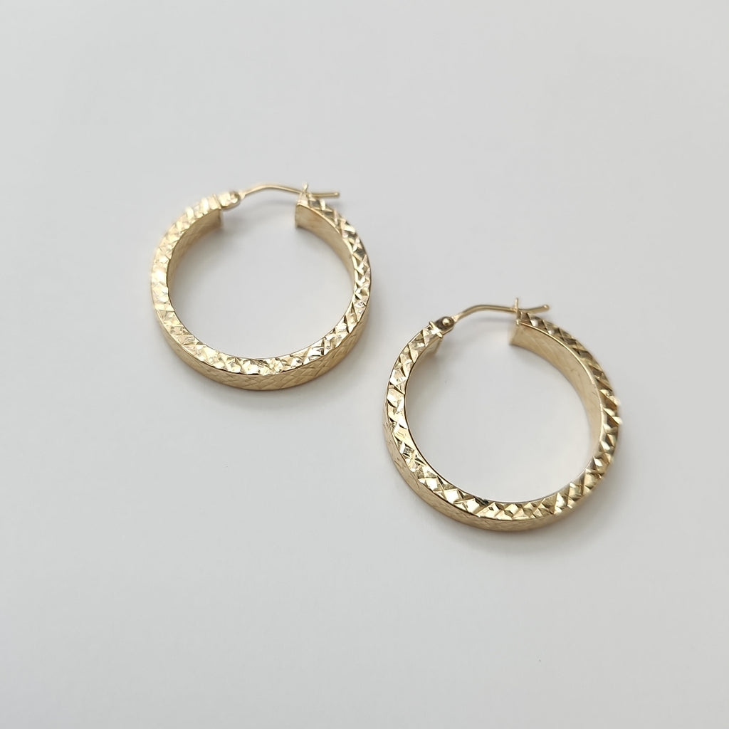 ARRACADAS PAR ORO 14 K 1.9 GRMS (SEMINUEVO)