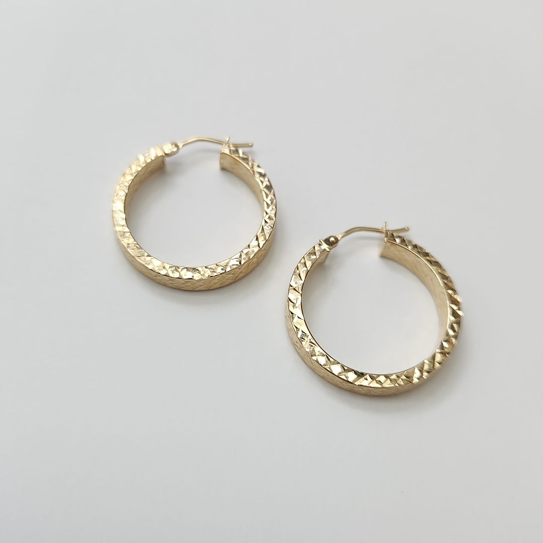 ARRACADAS PAR ORO 14 K 1.9 GRMS (SEMINUEVO)