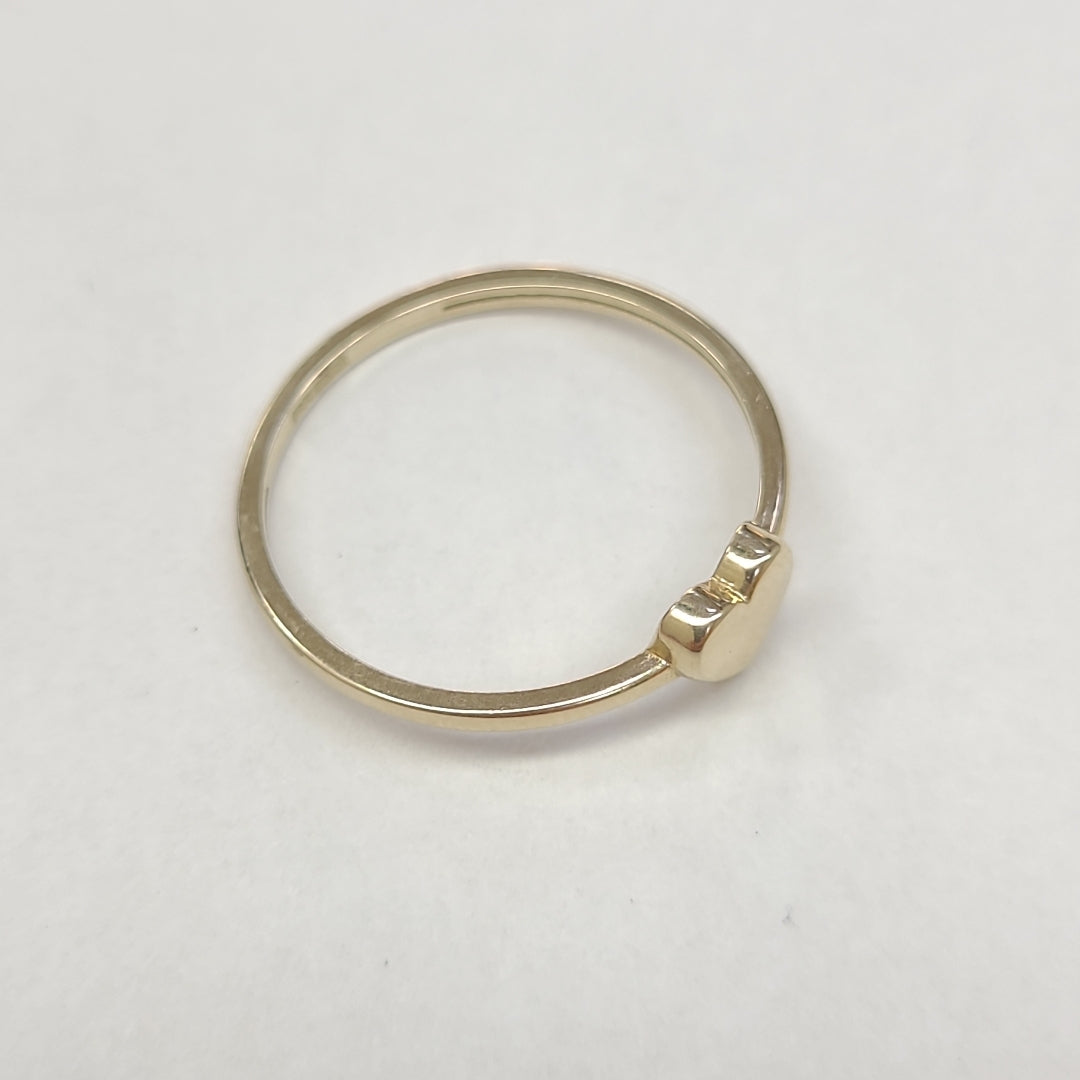 ANILLOS ANILLITO FIG CORAZON 10K TALLA 9 1.2 GR (NUEVO)