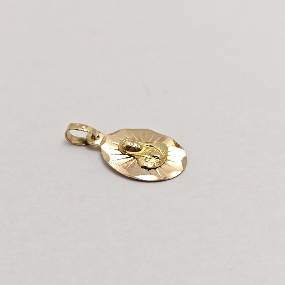 MEDALLA RELIGIOSA ORO 14 K 0,70 GRMS (SEMINUEVO)