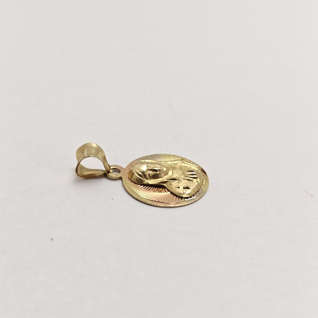 MEDALLA RELIGIOSA ORO COMBINADO 14 K 1,00 GRMS (SEMINUEVO)