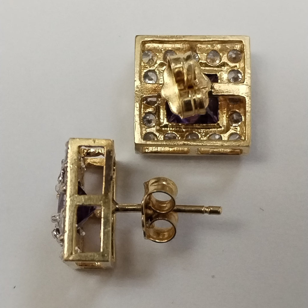 BROQUELES PAR ORO 14 K 3,20 GRMS (SEMINUEVO)