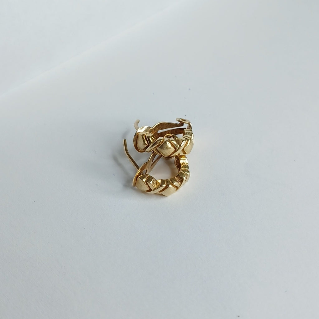 ARETES PAR ORO 14 K 3.8 GRMS (SEMINUEVO)