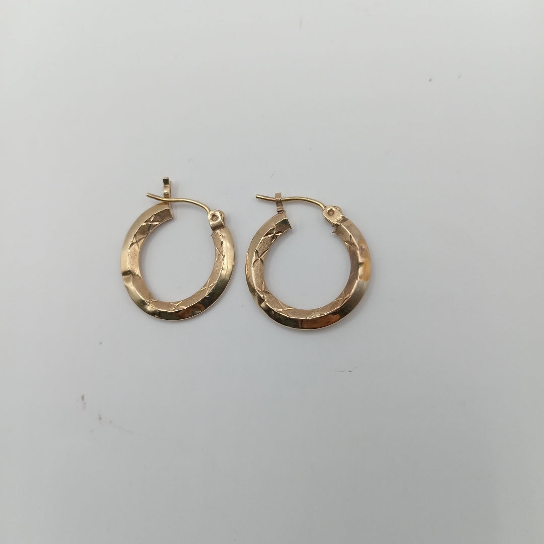 ARRACADAS PAR ORO 14 K 1,00 GRMS (SEMINUEVO)