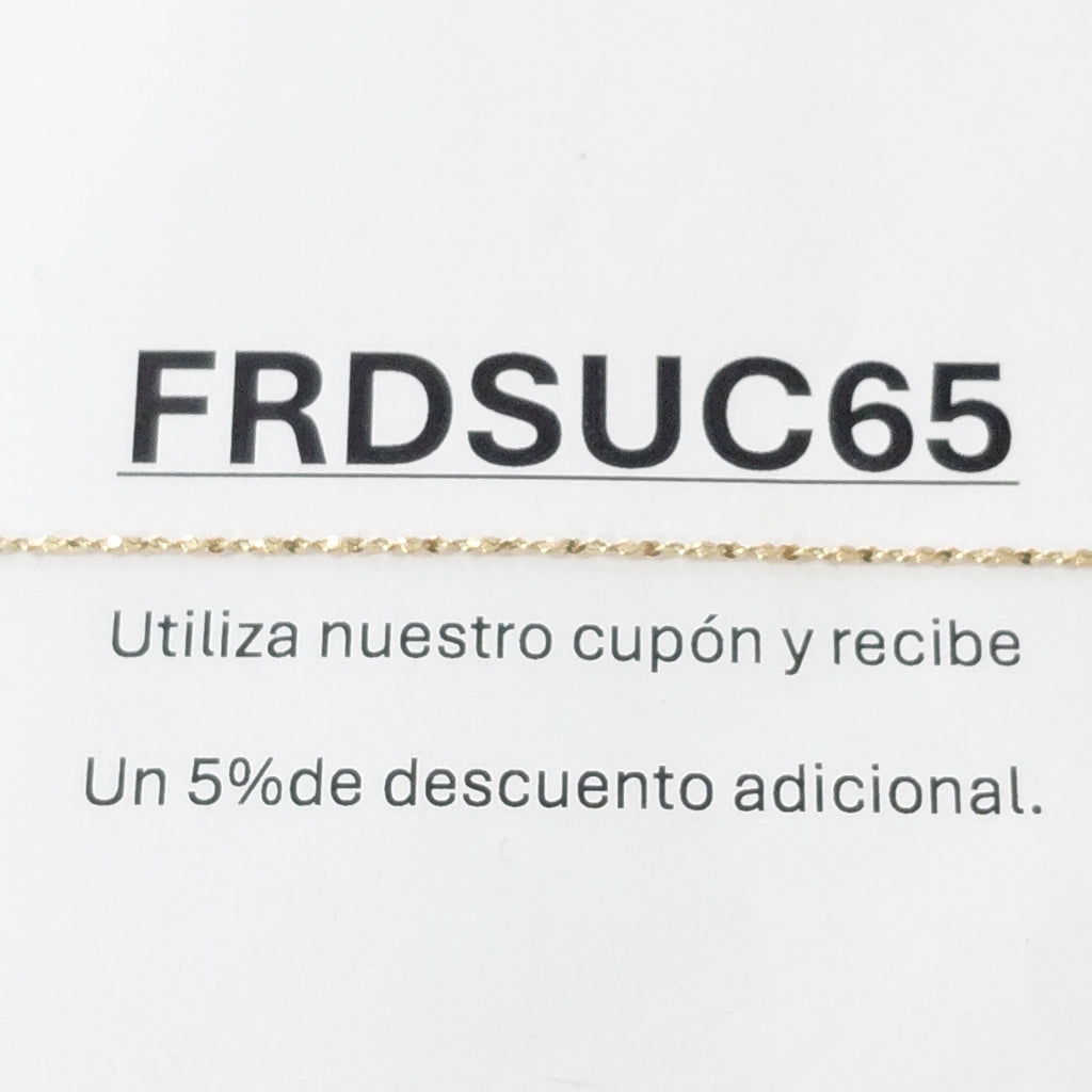 CADENA ORO 14 K 1.7 GRMS (SEMINUEVO)