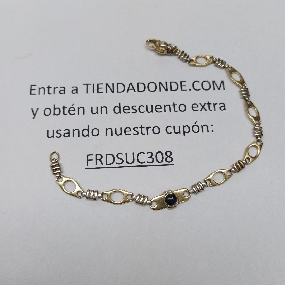 K1 13,10 GRMS 14 K ESPECIFICACIONES COMPLEMENTARIAS PULSERA PIEDRA (SEMINUEVO)