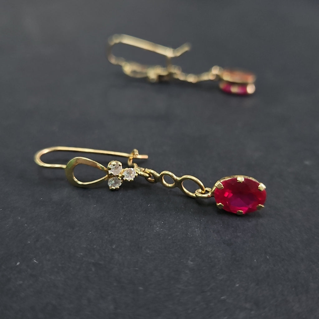 ARETES PAR ORO 10 K 2,00 GRMS (SEMINUEVO)