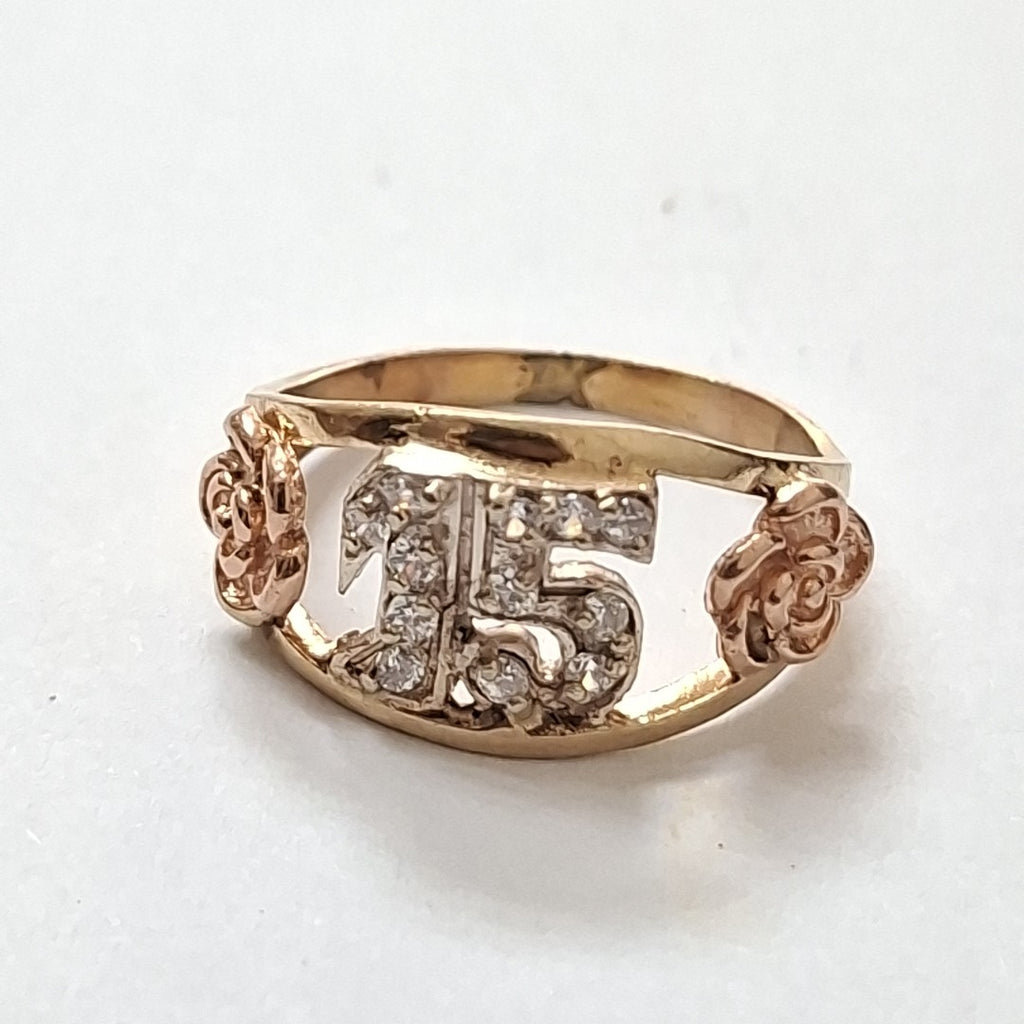 ANILLO ORO 10 K 2.5 GRMS (SEMINUEVO)