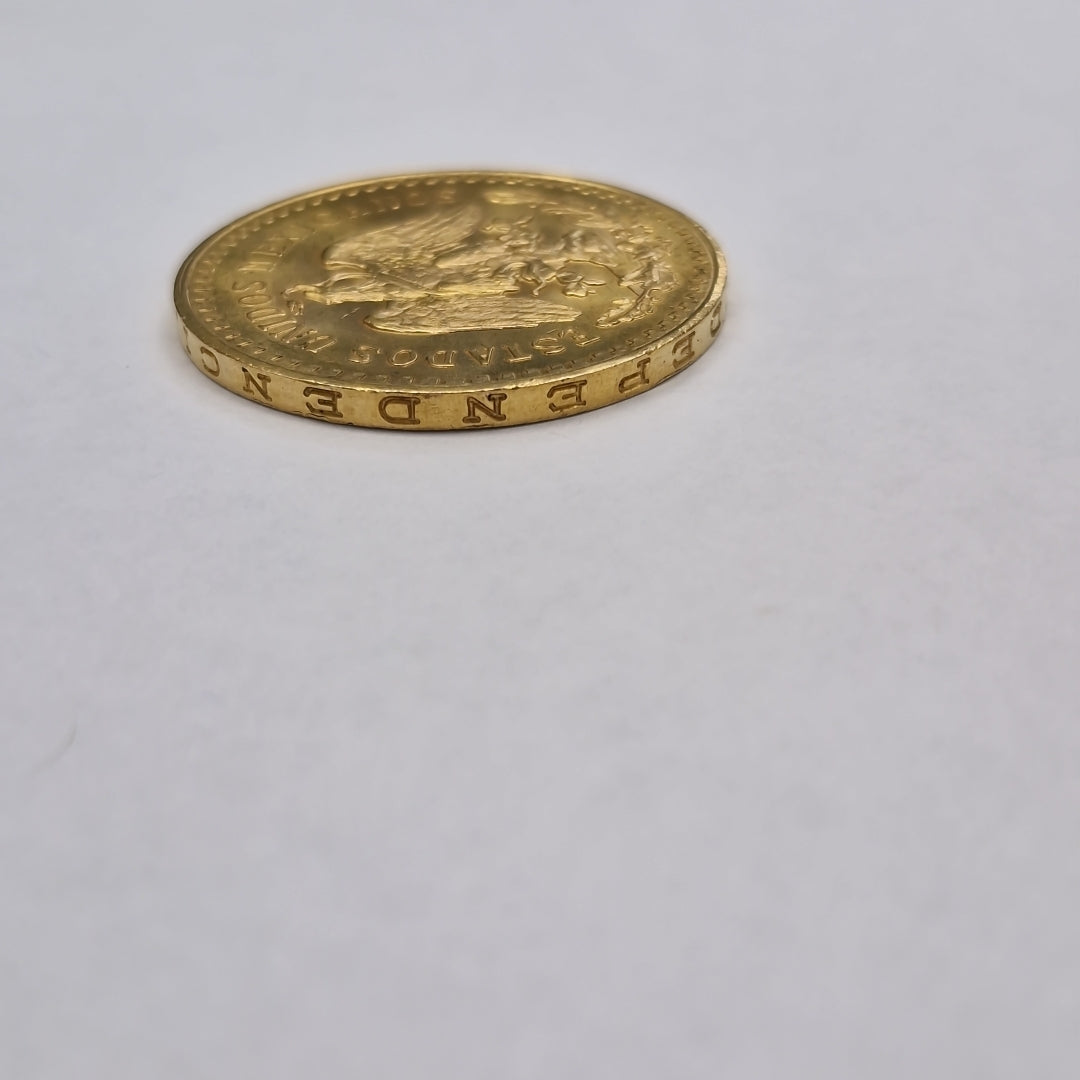 K1 41,60 GRMS 21 K IDENTIFICACIÓN MONEDA NOMINATIVA MONEDAS PESOS 50 PESOS (SEMINUEVO)