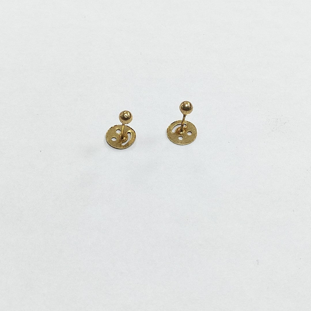 BROQUELES PAR ORO 14 K 0,30 GRMS (SEMINUEVO)