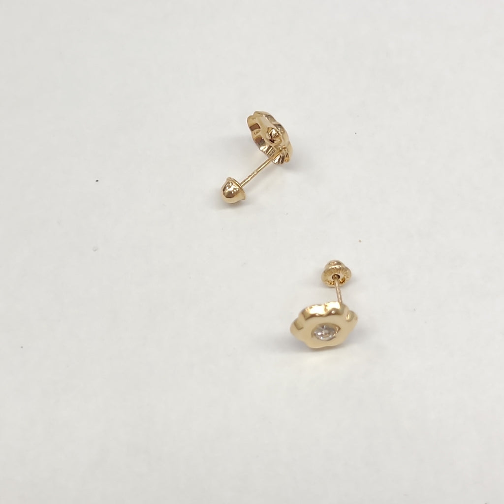 BROQUELES BROQUEL FIG FLOR C CIRCONIA 14K 0.2581 GR (NUEVO)