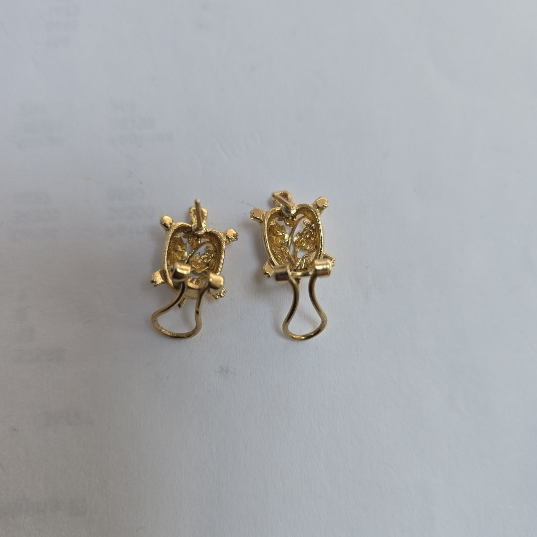 ARETES PAR ORO 10 K 5,10 GRMS (SEMINUEVO)