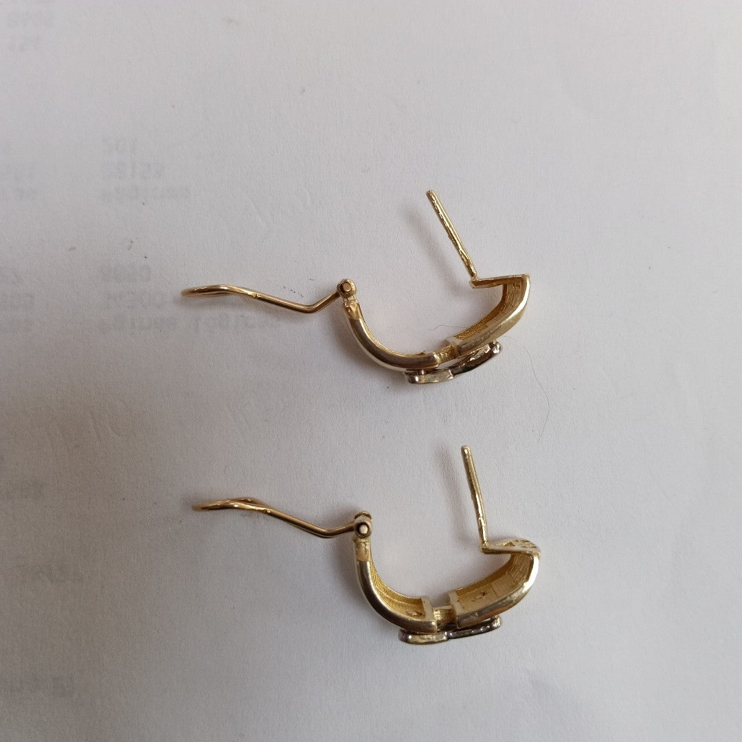 ARETES PAR ORO 14 K 7,30 GRMS (SEMINUEVO)