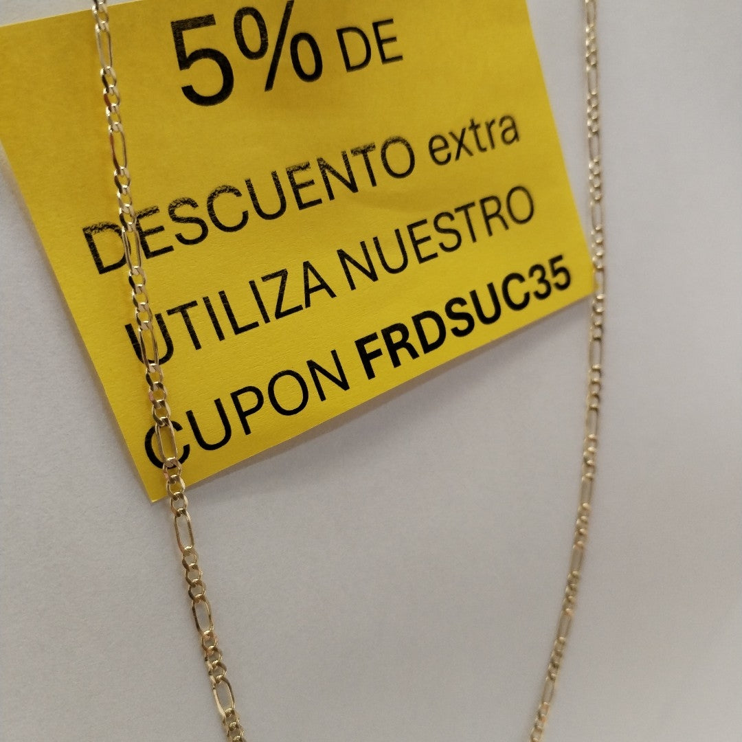CADENA 3X1 14K 50 CM 4.6 GR (NUEVO)