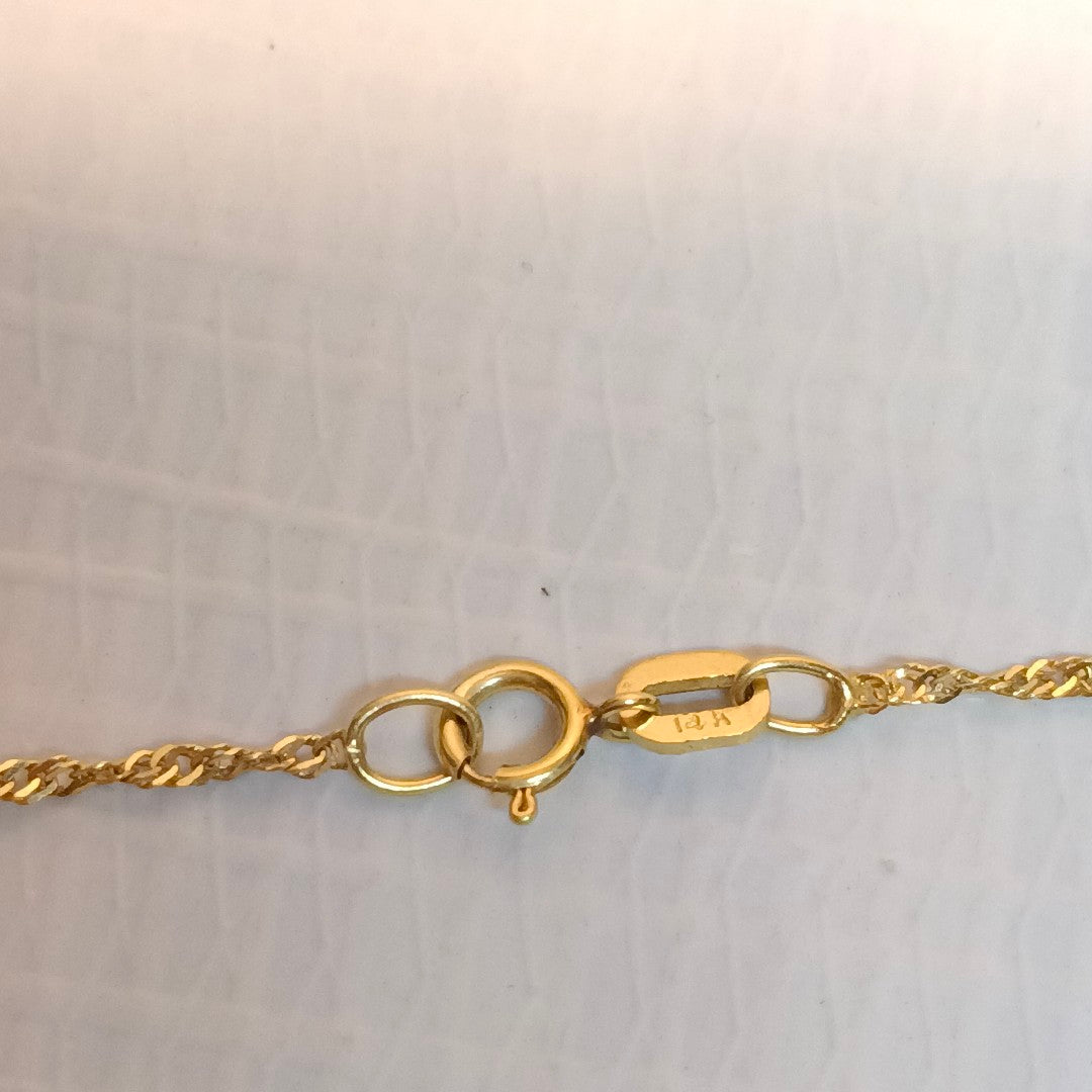 CADENA ORO 14 K 0,90 GRMS (SEMINUEVO)