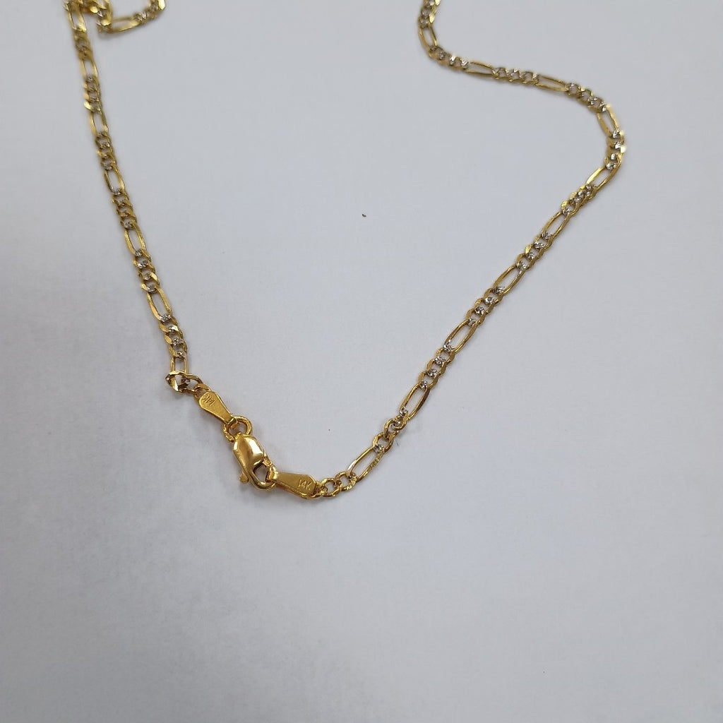 CADENA 3X1 DIAMANTADA 14K 60 CM 5.1 GR (NUEVO)
