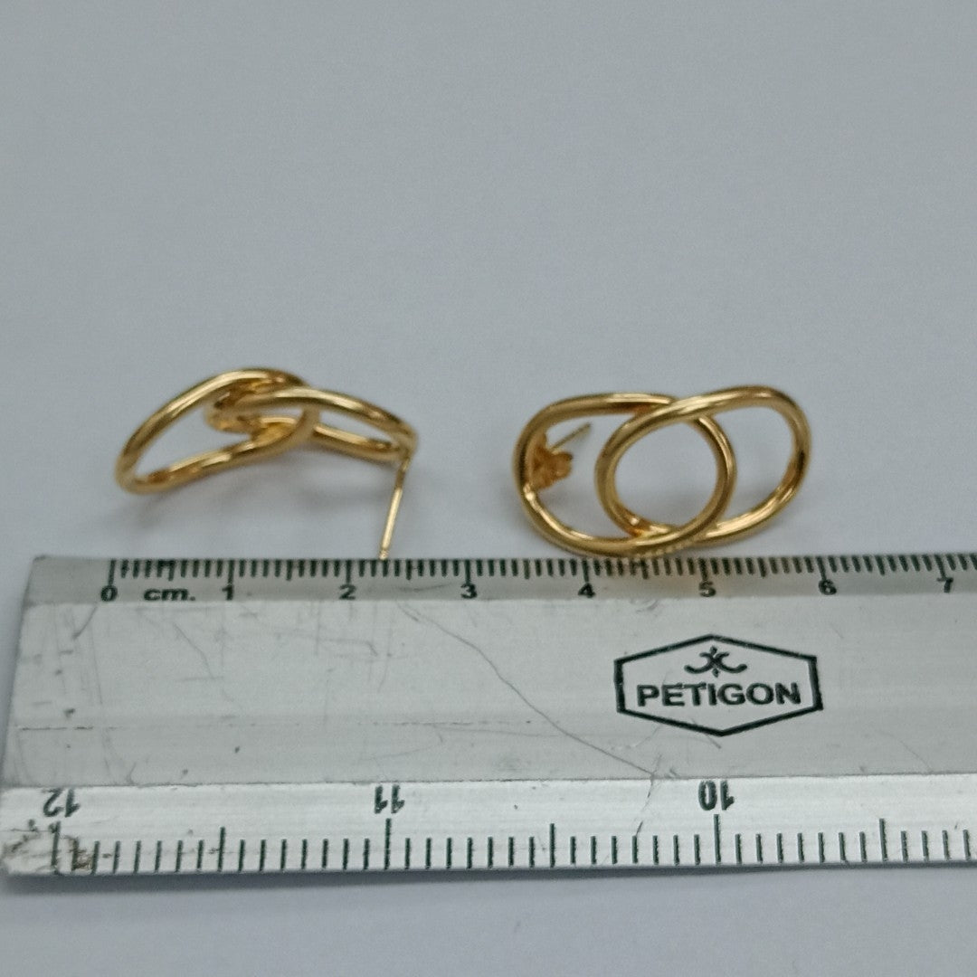 BROQUELES PAR ORO 14 K 4.6 GRMS (SEMINUEVO)
