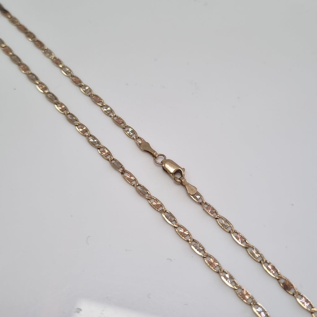 CADENA ORO, ORO COMBINADO 10 K 4 GRMS (SEMINUEVO)