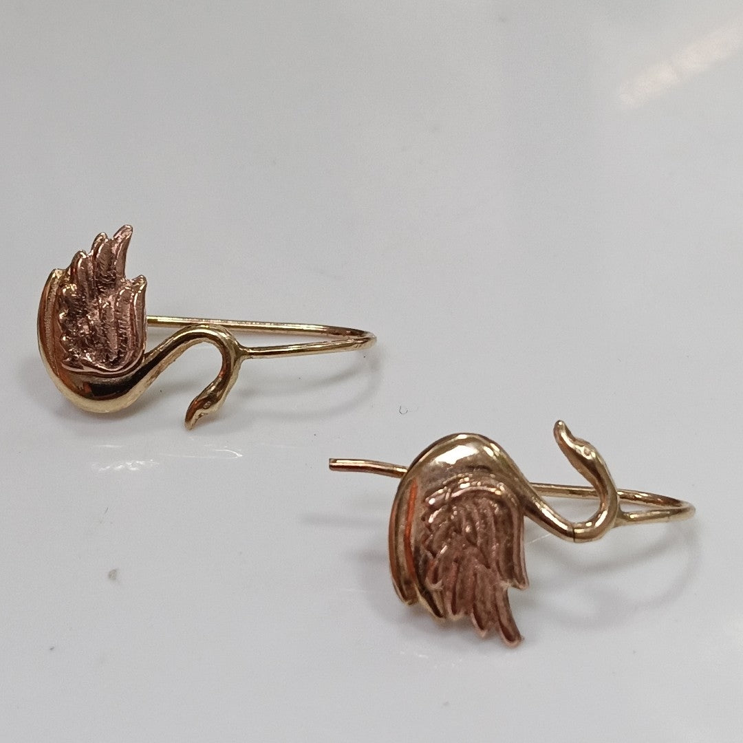 ARETES PAR ORO 10 K 1.6 GRMS (SEMINUEVO)