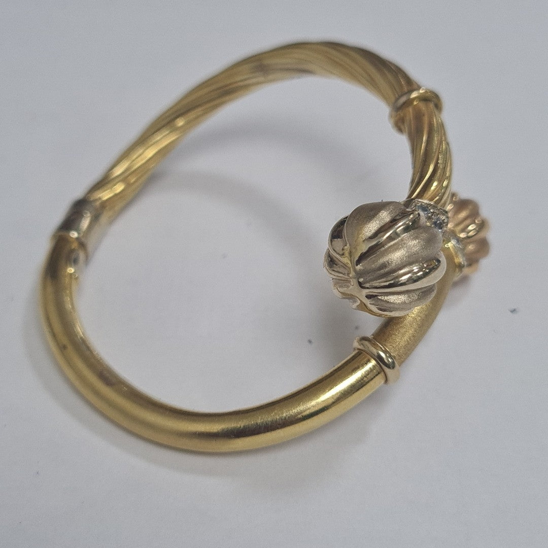 PULSERA RIGIDA ORO 18 K 19,30 GRMS (SEMINUEVO)