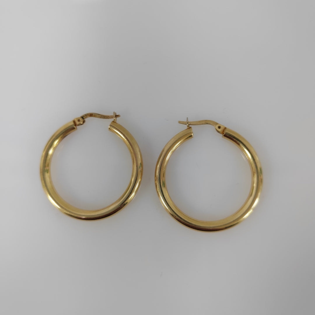 ARRACADAS PAR ORO 14 K 3.9 GRMS (SEMINUEVO)