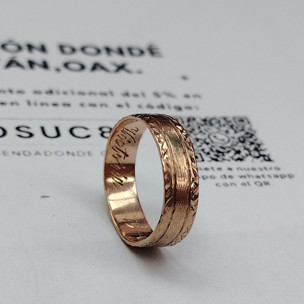 ARGOLLA ORO 10 K 2.9 GRMS (SEMINUEVO)