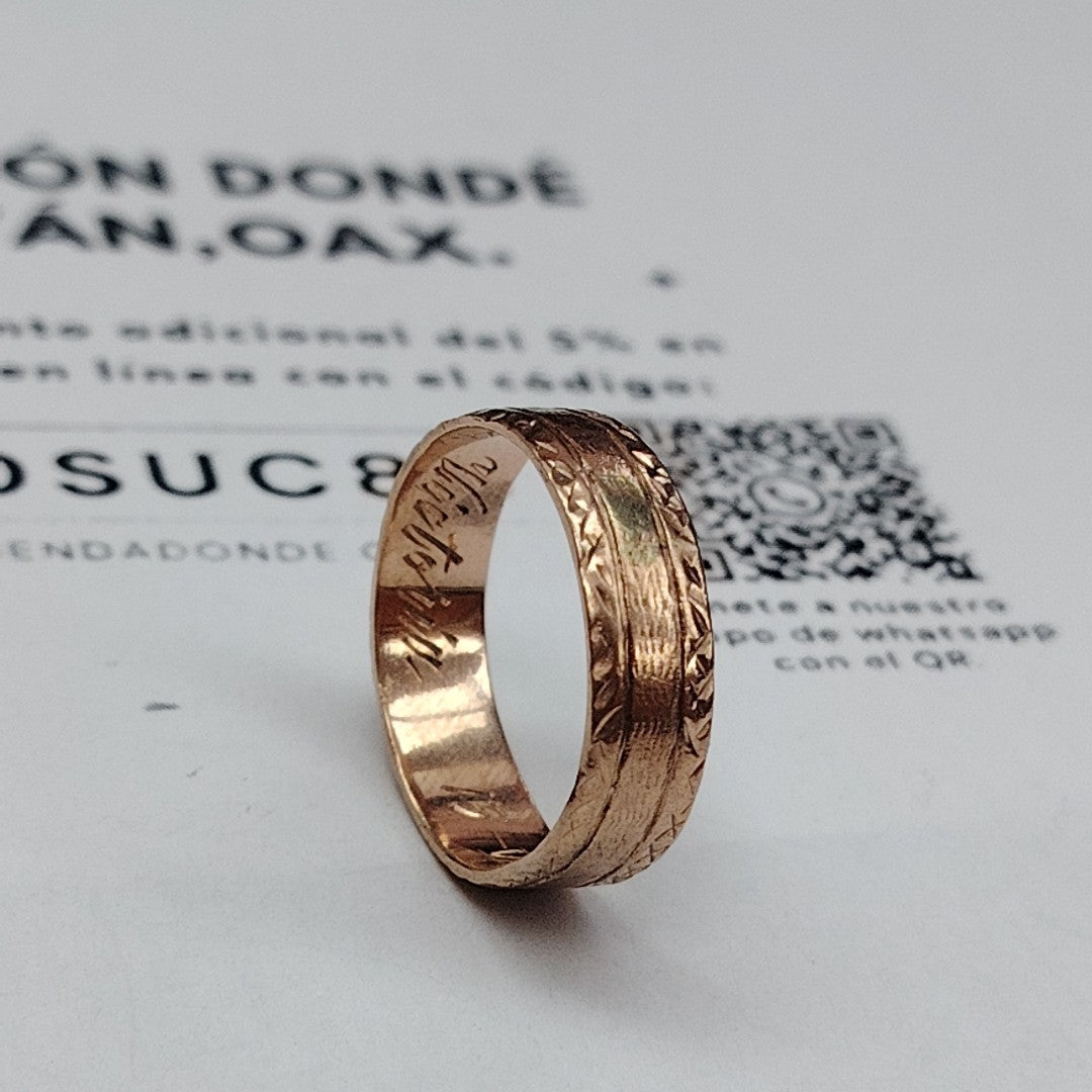 ARGOLLA ORO 10 K 2.9 GRMS (SEMINUEVO)