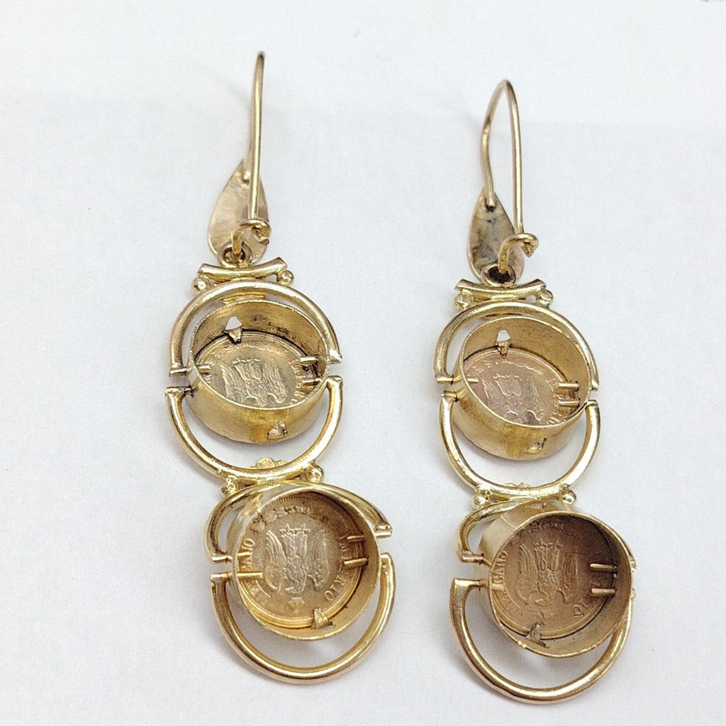 K1 9.7 GRMS 10 K IDENTIFICACIÓN ARETES PAR TEJIDO HECHURA ESPECIAL MA (SEMINUEVO)