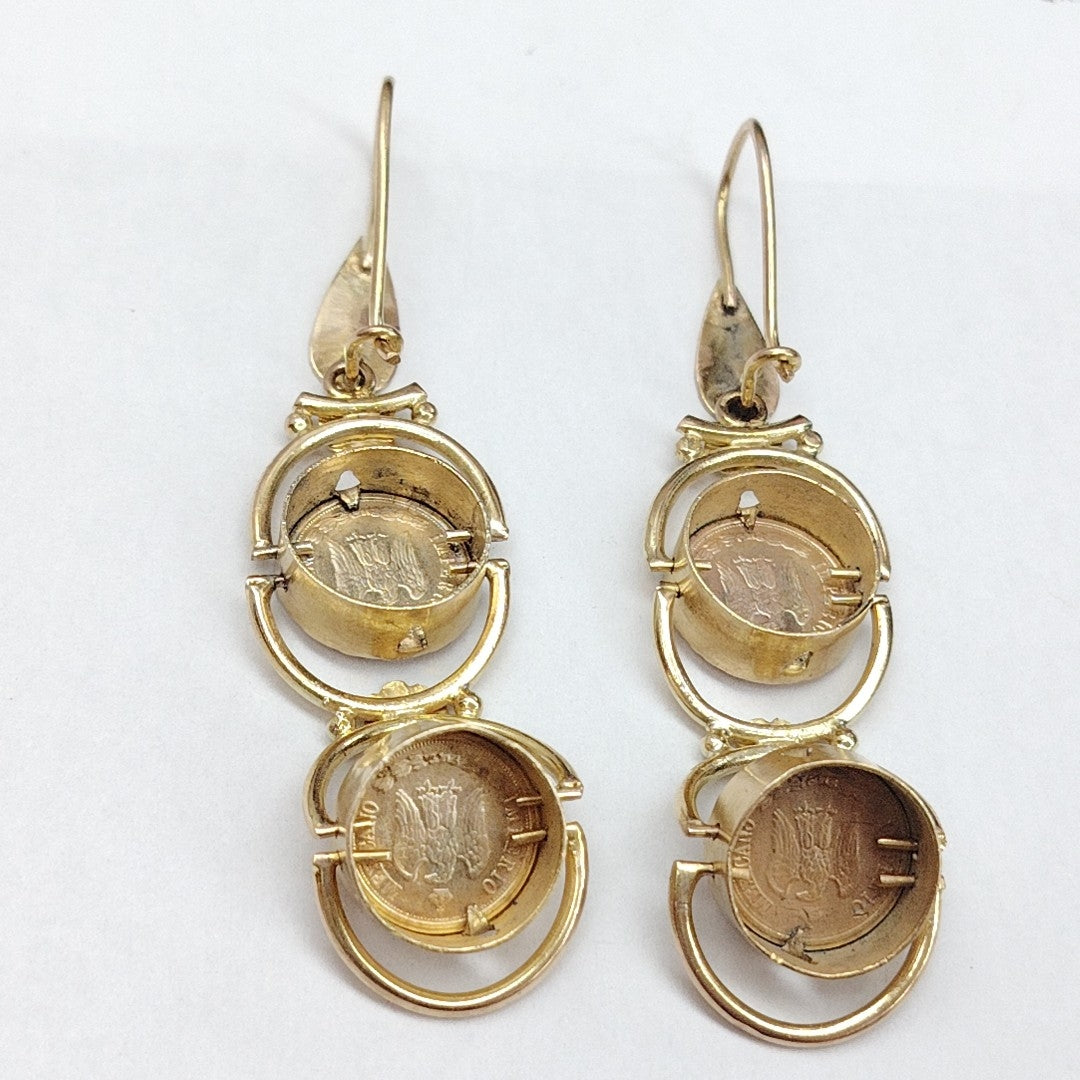K1 9.7 GRMS 10 K IDENTIFICACIÓN ARETES PAR TEJIDO HECHURA ESPECIAL MA (SEMINUEVO)