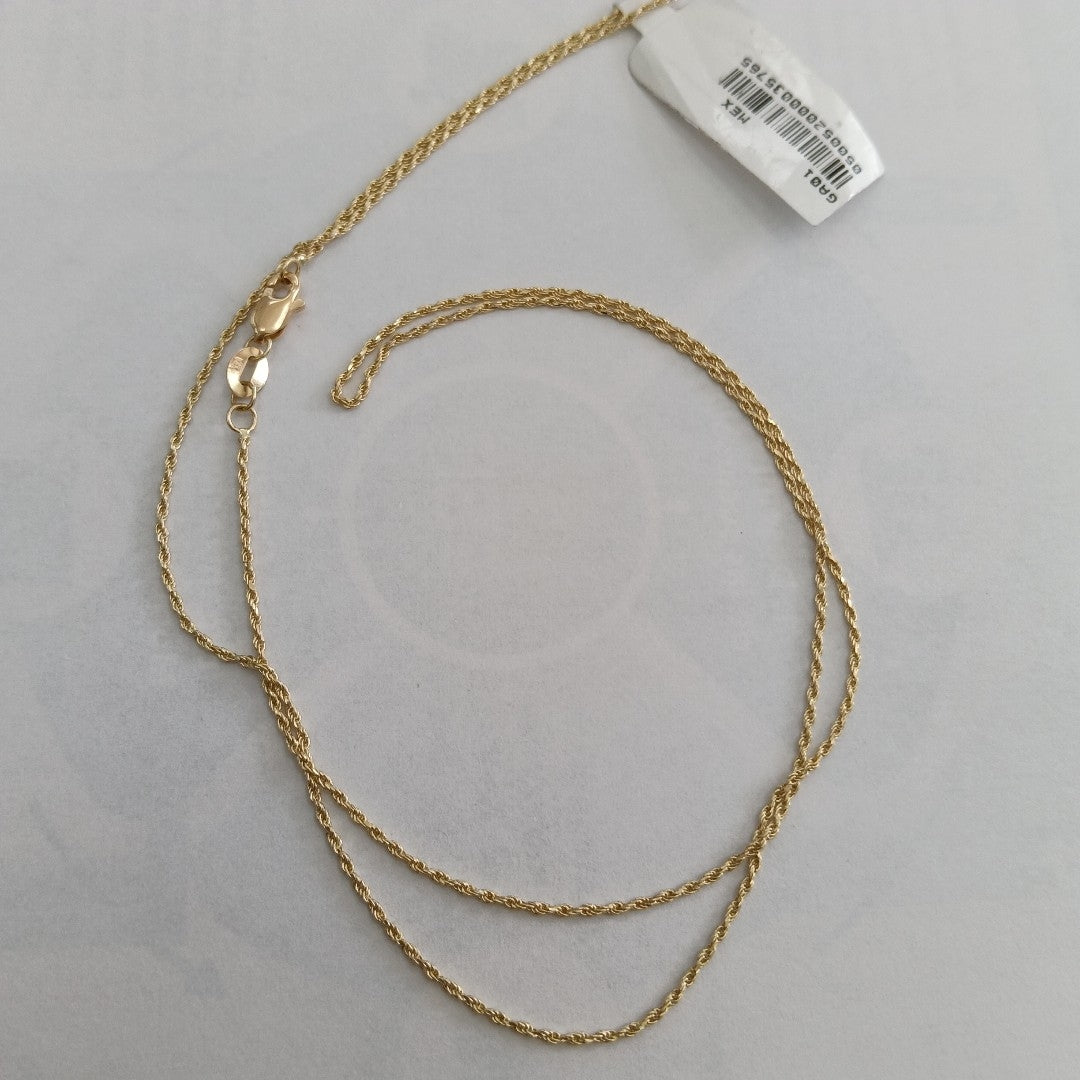 CADENA TORZAL 14K 55 CM 2.9 GR (NUEVO)