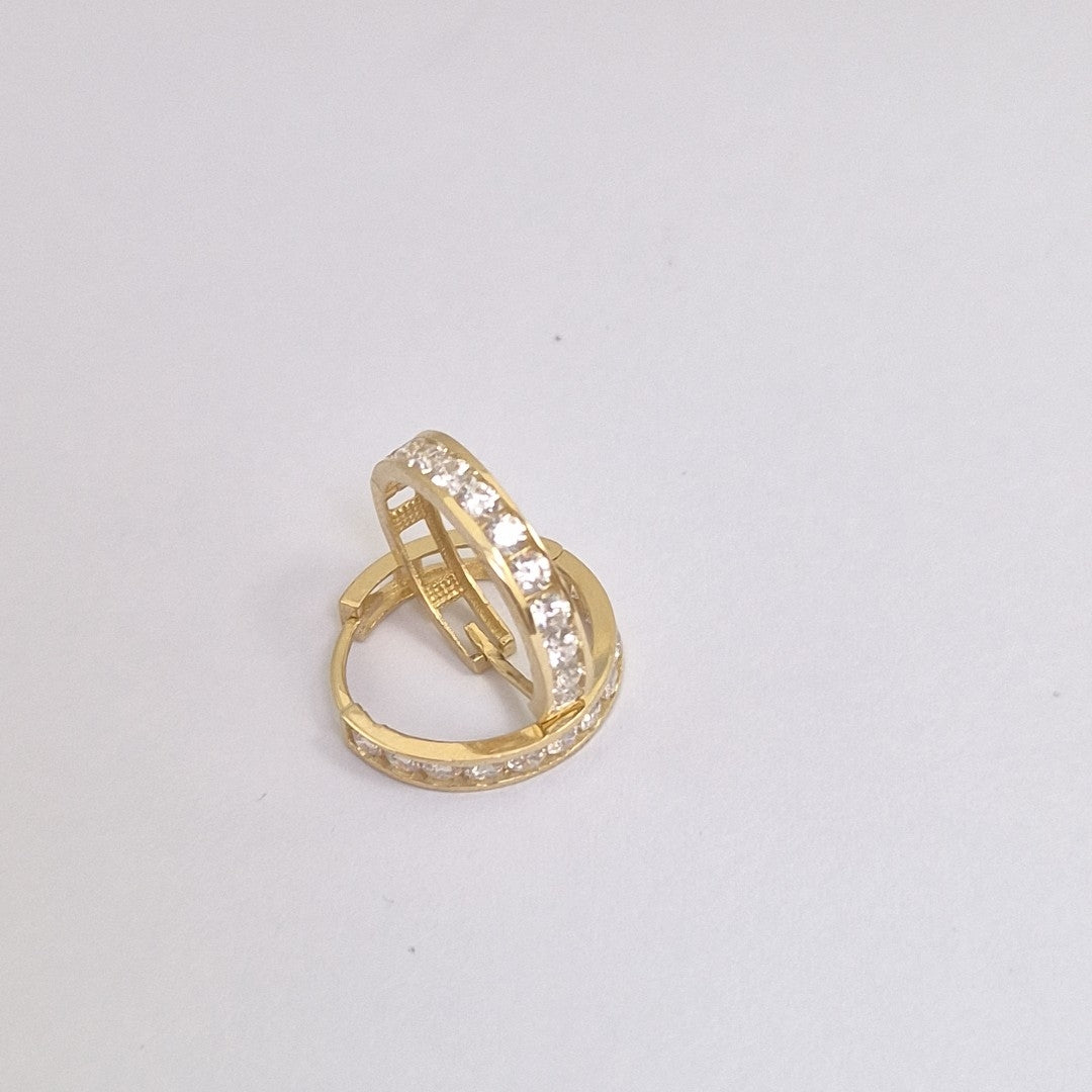 ARRACADAS PAR ORO 10 K 1.5 GRMS (SEMINUEVO)