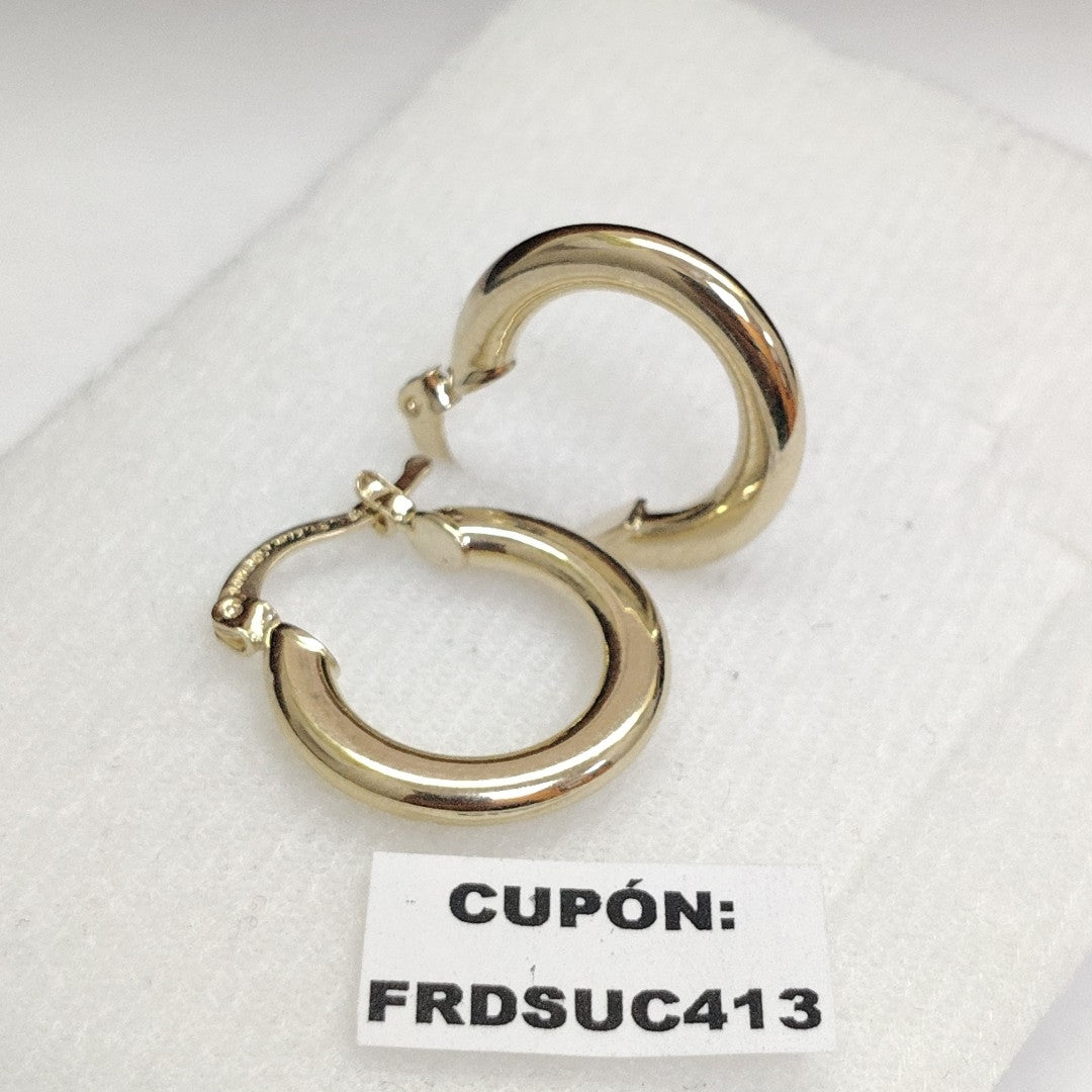 ARETES ARRACADAS 14K 1.6 GR (NUEVO)