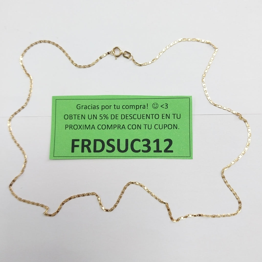 CADENA ORO 10 K 0.6 GRMS (SEMINUEVO)