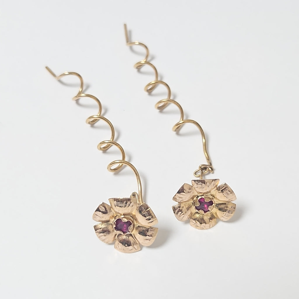 ARETES PAR ORO 8 K 3.1 GRMS (SEMINUEVO)