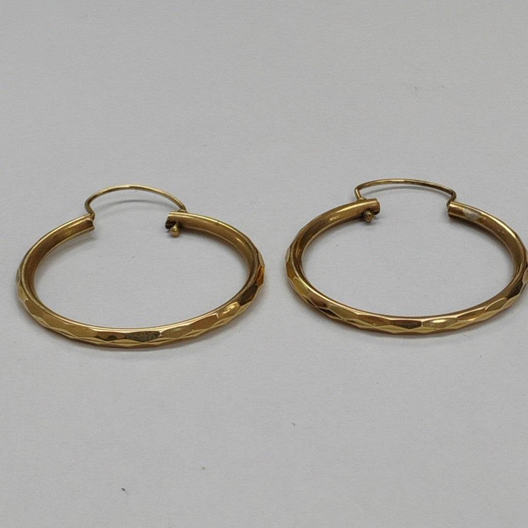 ARRACADAS PAR ORO 14 K 2.8 GRMS (SEMINUEVO)