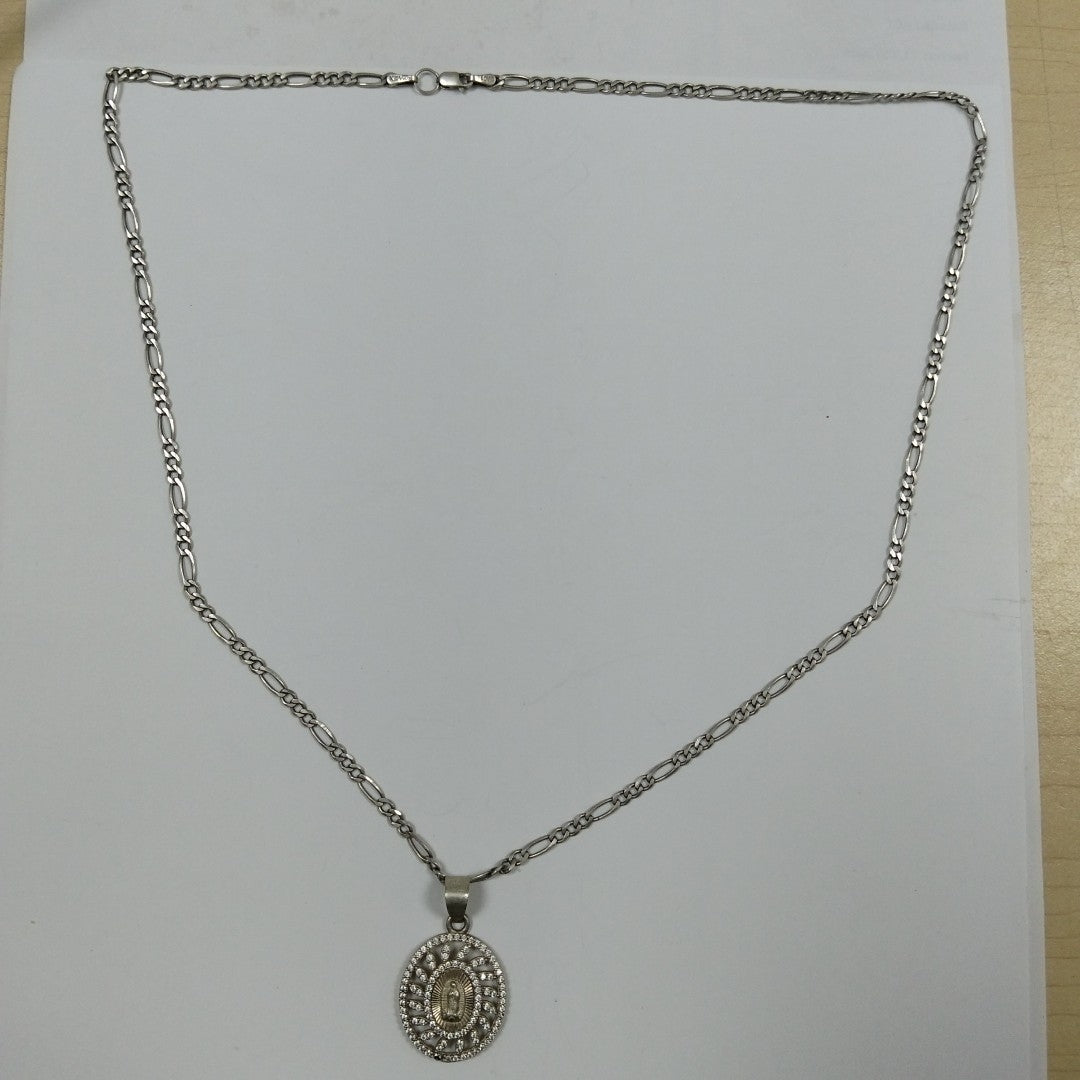 CADENA, DIJE, PULSERA PLATA 55.5 GRMS (SEMINUEVO)