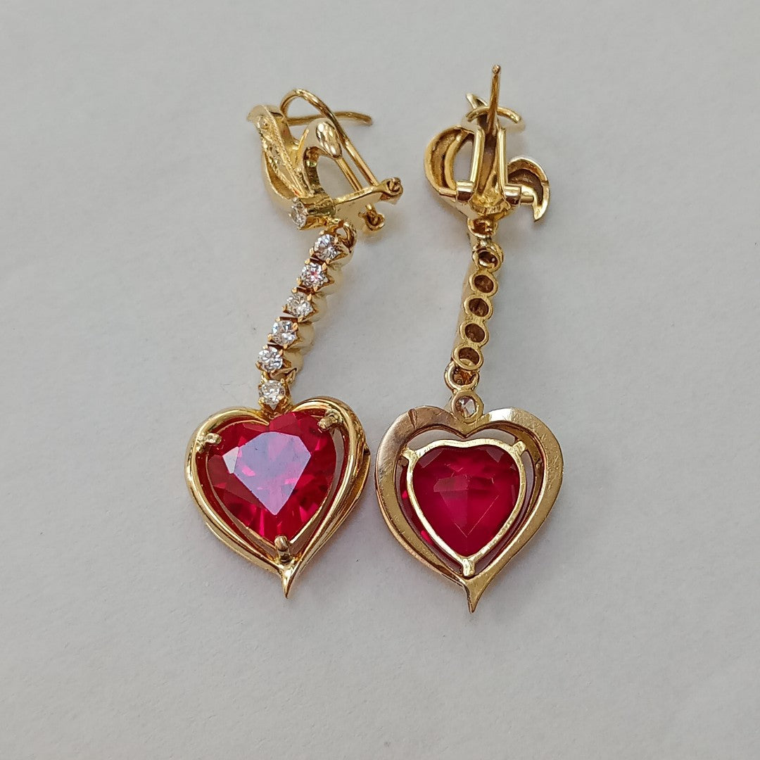 ARETES PAR ORO 8 K 7,50 GRMS (SEMINUEVO)