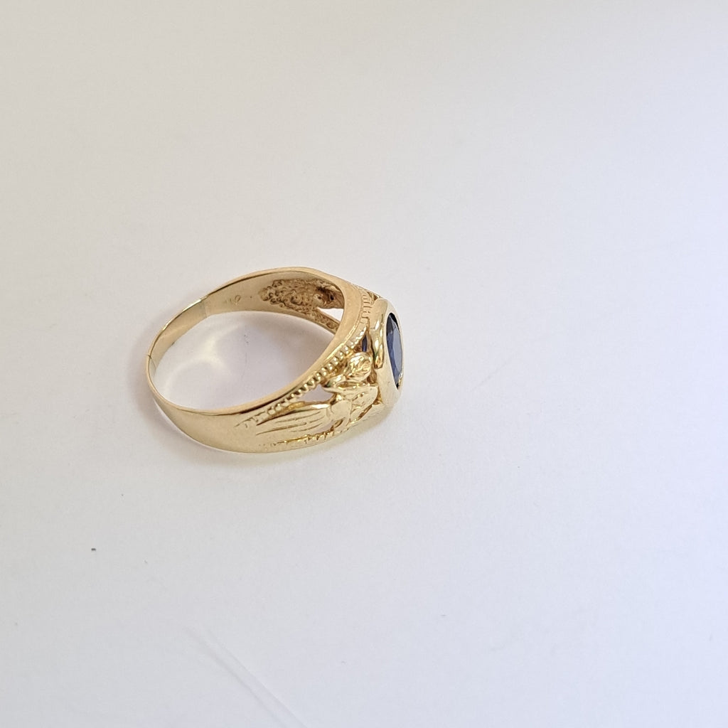 ANILLO ORO 10 K 2.5 GRMS (SEMINUEVO)