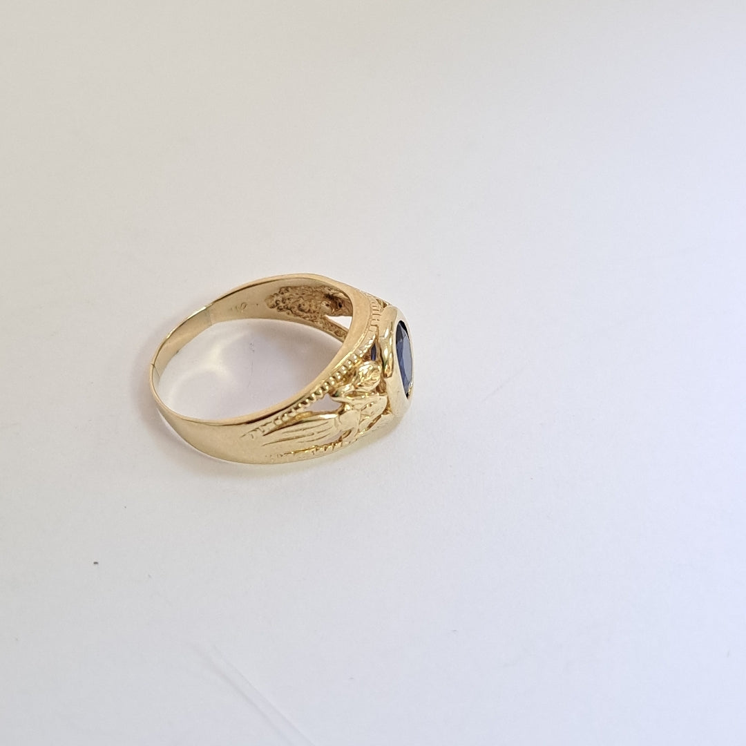 ANILLO ORO 10 K 2.5 GRMS (SEMINUEVO)