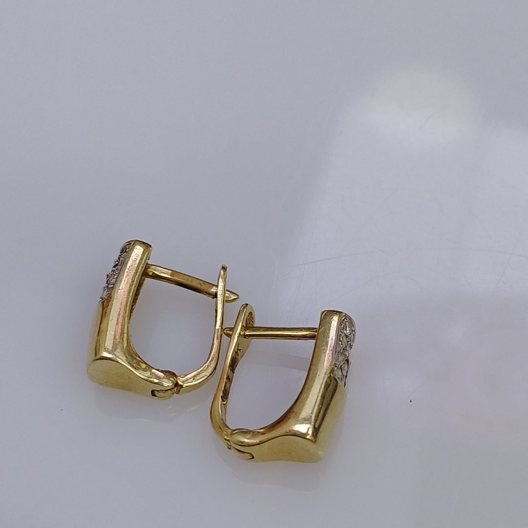 ARETES PAR ORO 14 K 3,00 GRMS (SEMINUEVO)